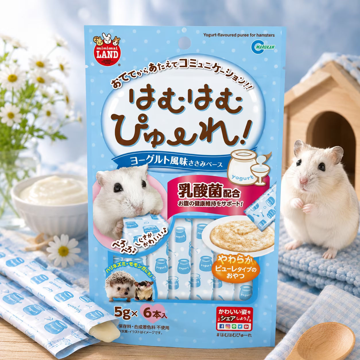 ขนมเลียรสโยเกิร์ตจาก Marukan ชนิดเหลว