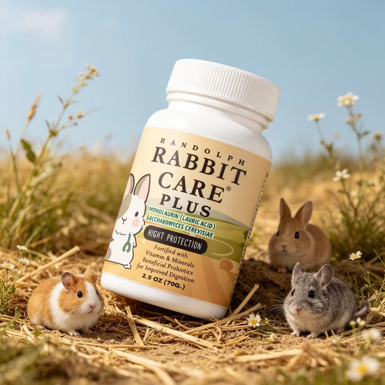 Randolph Rabbit Care MONOLAURIN ( LAURIC ACID )